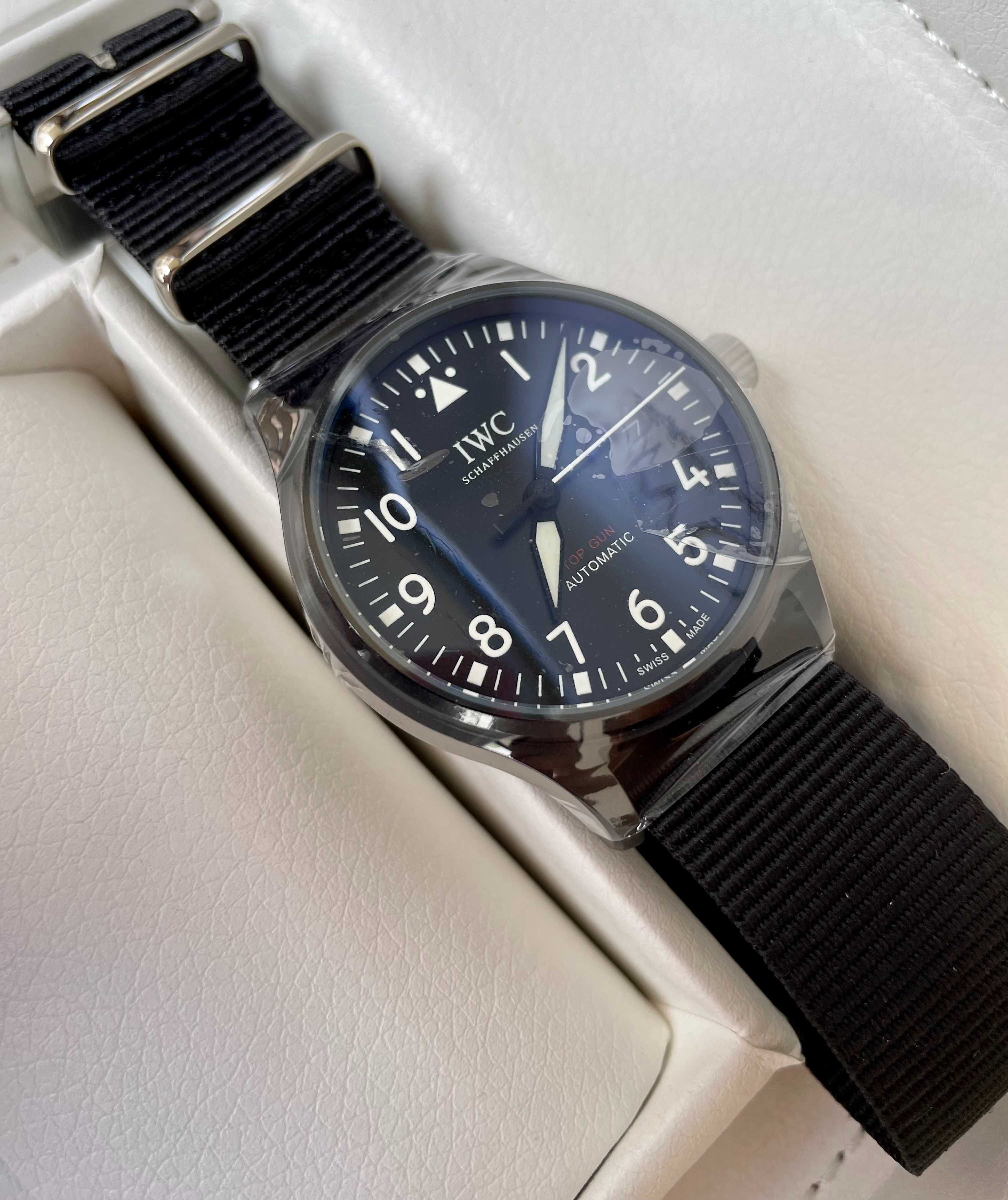 Aвтоматичен мъжки часовник IWC Pilot's Watch Top Gun