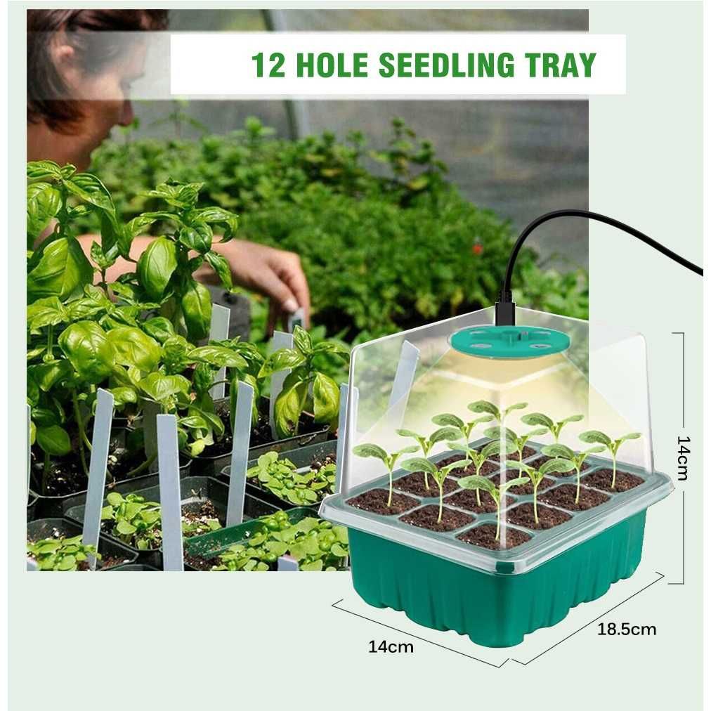 Лампа за отглеждане на растения STELS, Мини оранжерия, Тави за разсад