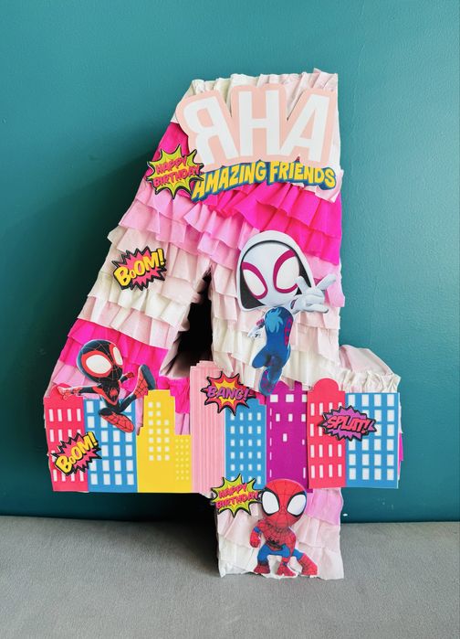 Спайди пинята Ghost spider момиче паяк