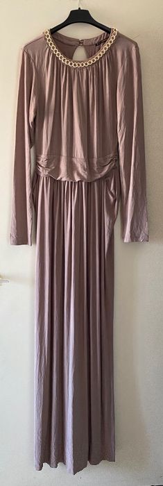 Rochie NOUĂ maxi FX Missony cafe latte M/L (42)