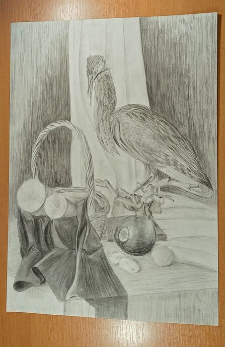 Акварельные, графические рисунки