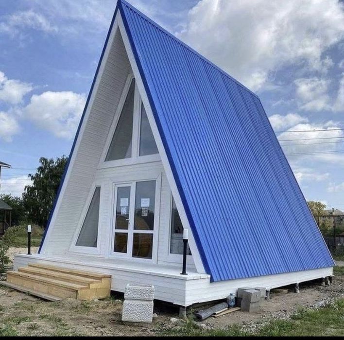 Cabane pe structura din lemn