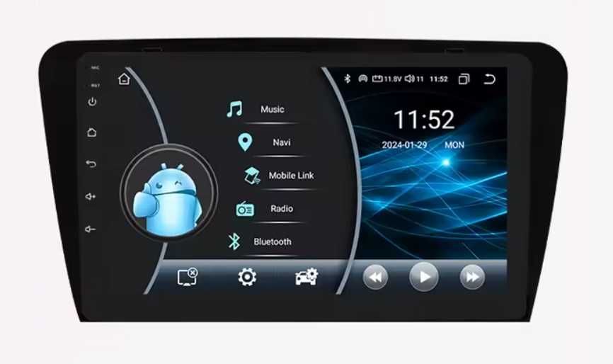 Мултимедия 10" за SKODA OCTAVIA 3 A7 Android 14 CARPLAY навигация DSP