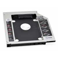 Adaptor caddy DVD HDD pt laptop/notebook - grosime 12.7mm, aluminiu