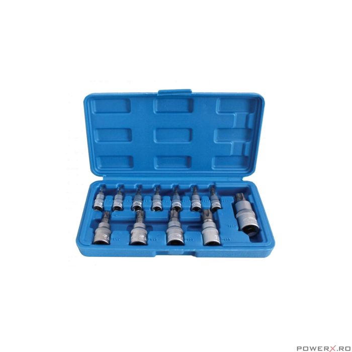 Set chei tubulate tip Torx, TS8 - TS60, 12 piese, Satra