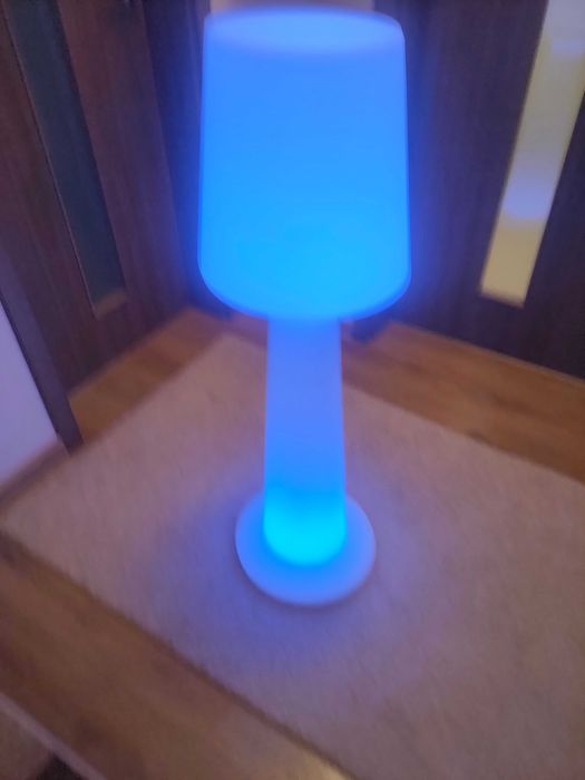 Lampă de podea wireless AUSTRAL 110cm cu LED multicolor și telecomandă