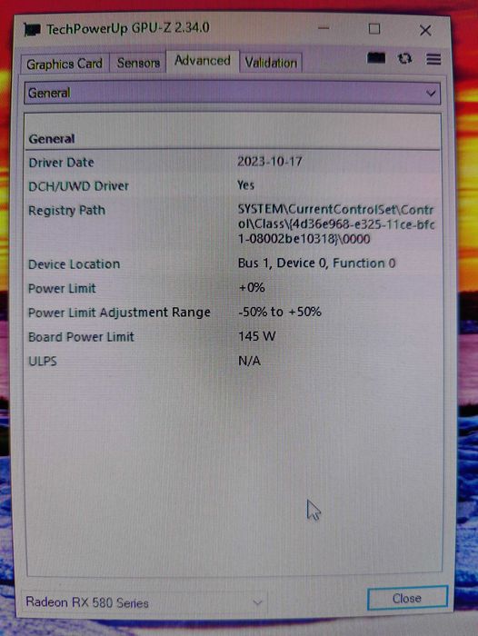 Asus RX 580 4Gb OC