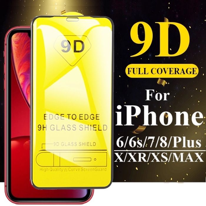 ТОП Стъклен протектор стъкло iPhone 11 12 6 6s 7 8 Plus X Xs Max Pro X