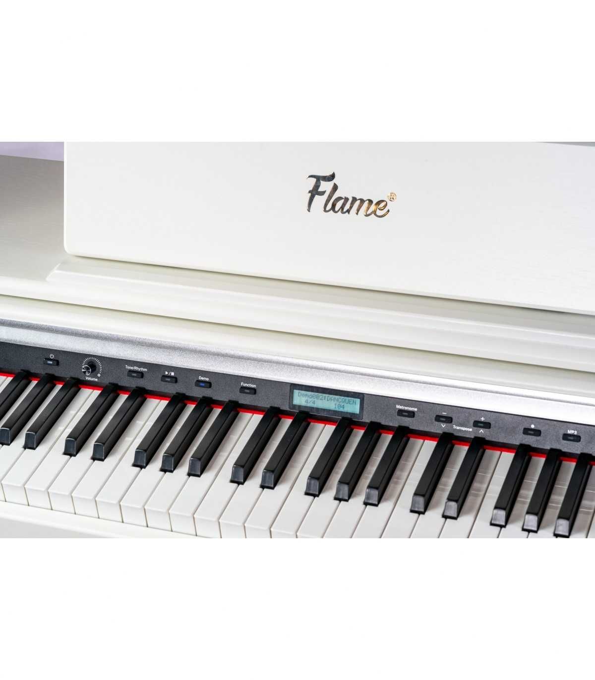 Pian Digital Flame B97 WH Alb