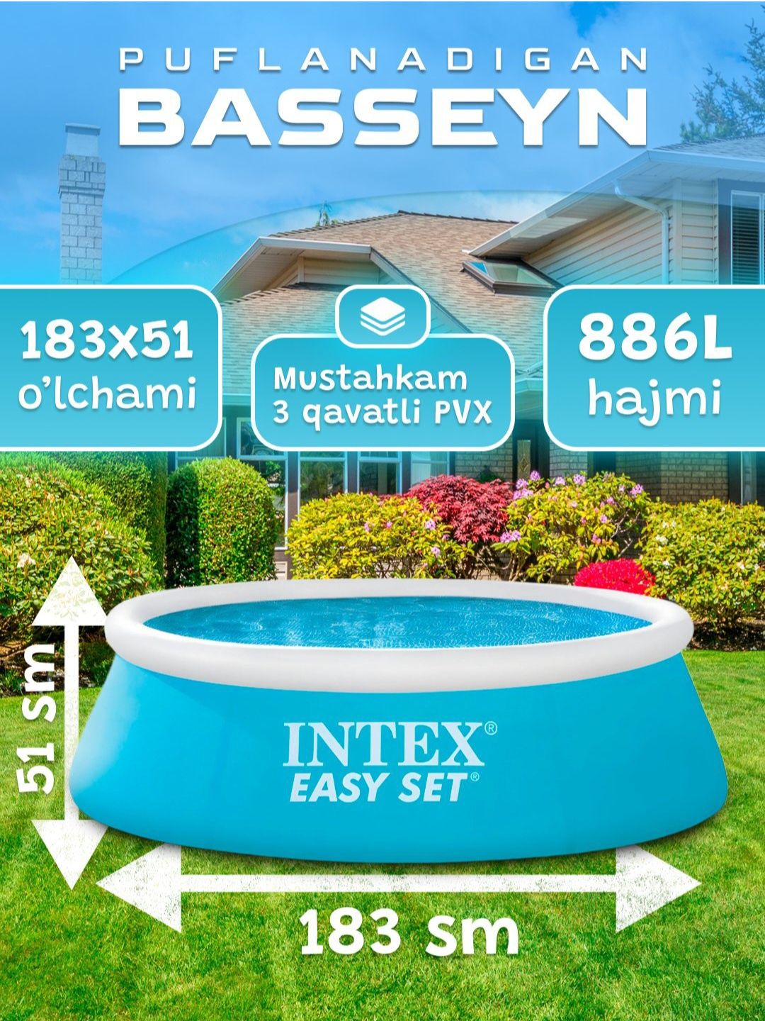 Intex Basseynlar
