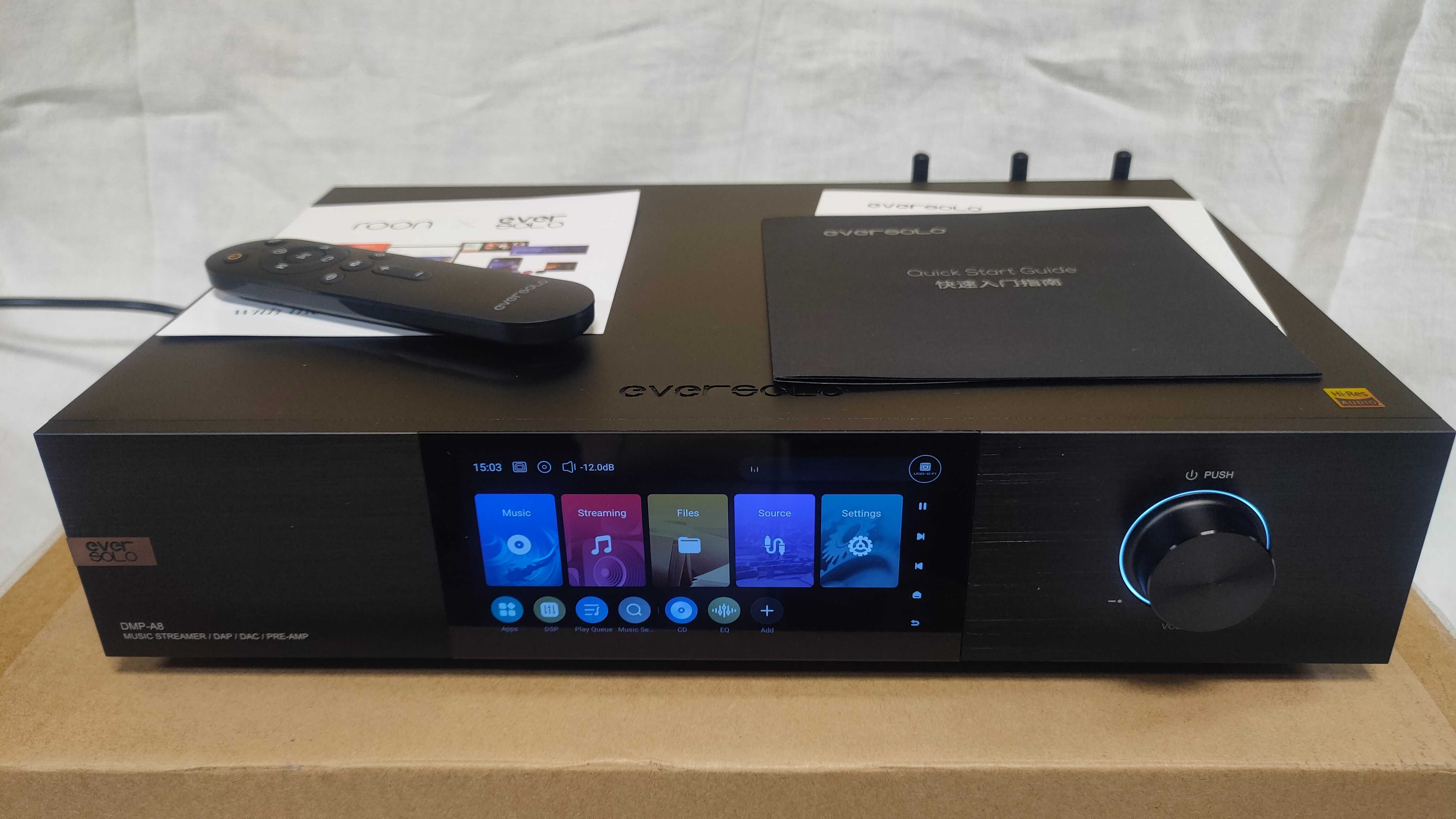 Eversolo DMP-A8 – Preamp, DAC, Streamer.