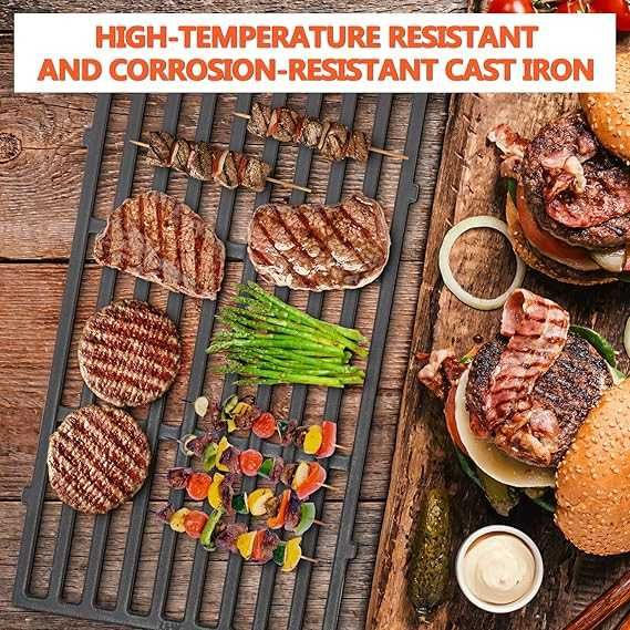 Grătar și plită de gătit din fonta  , 44,5 x 52 cm