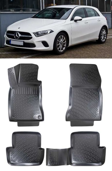Гумени стелки RizLine съвместими с Mercedes A-class  W176 13-18