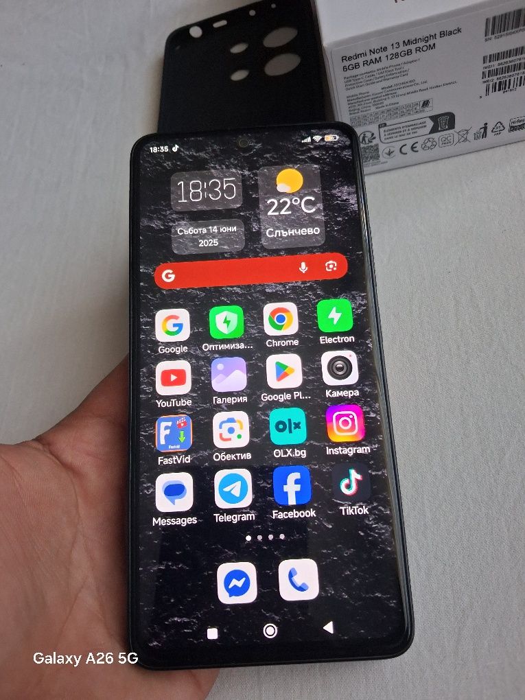 Redmi note 13.Нов с 3 години гаранция.