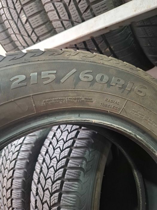 4 Зимни гуми Дебица 215/60/16 ДОт22 8мм като нови!