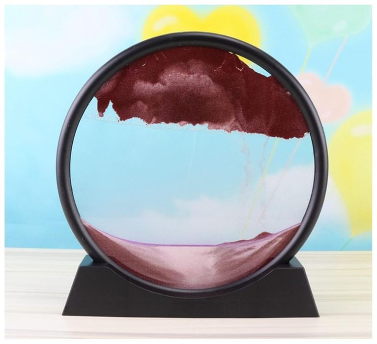 Quick pictura cu nisip pentru clepsidra