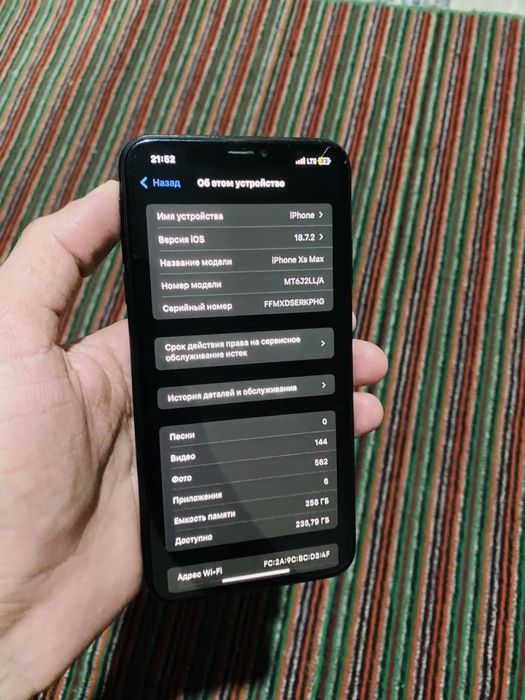 Iphone Xs Max 256Gb LL/A