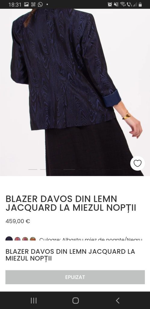 Costum dama tale s-m autentic 100%pentru mai multe detalii