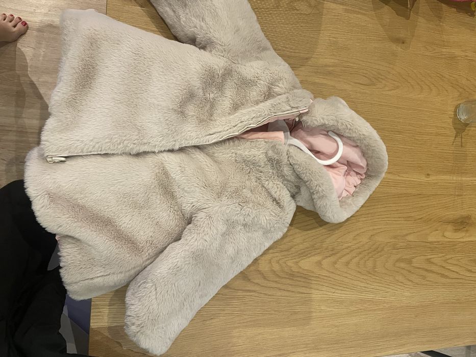 Geaca pentru fetite cu doua fețe