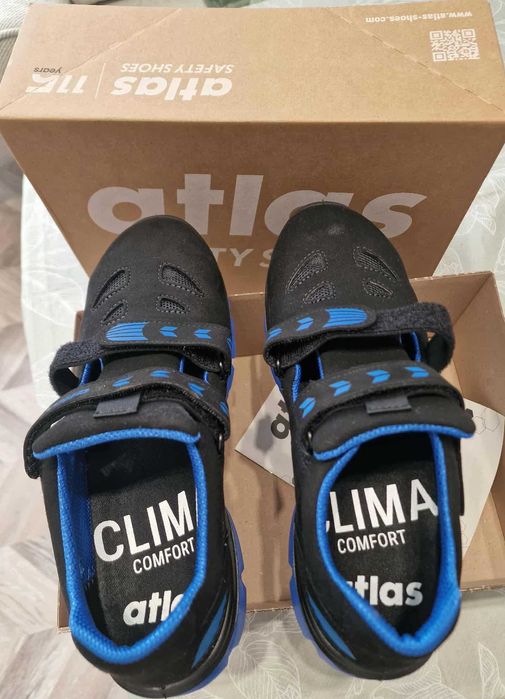 Предпазни обувки atlas SL 46 blue метално бомбе