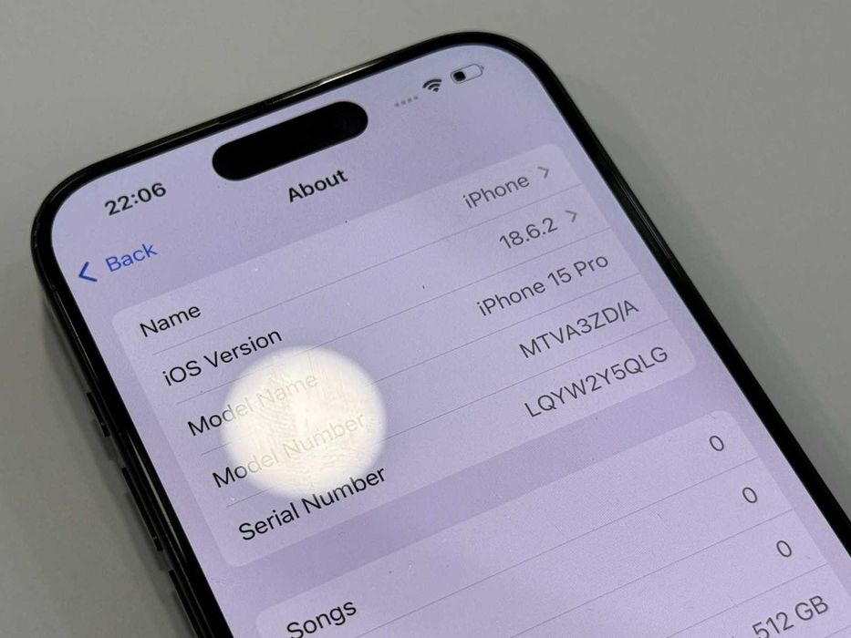 Apple iPhone 15 Pro 512GB- 86%BH