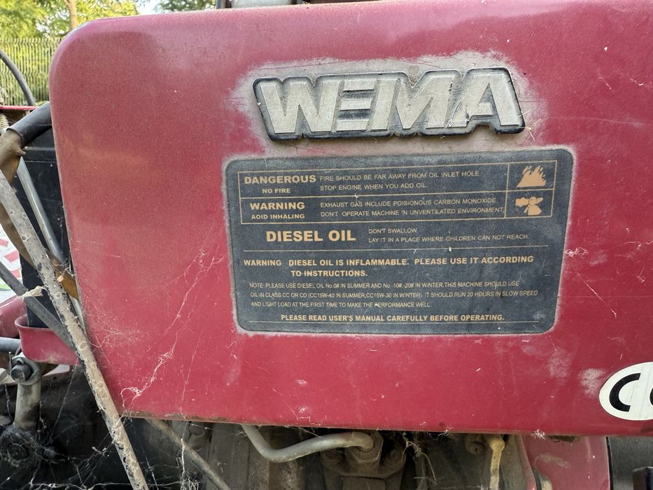 Motocultor wema complet utilat! 12 cp diesel