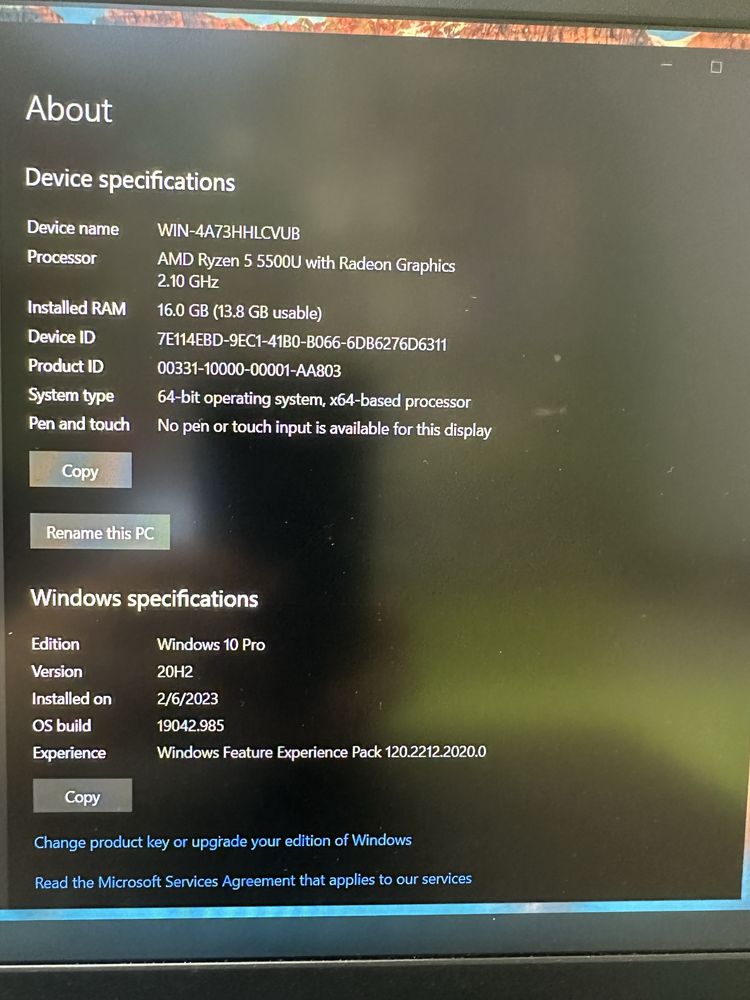 Lenovo Idea Pad 3 15ALC6 AMD Ryzen 5 5500U Laptop