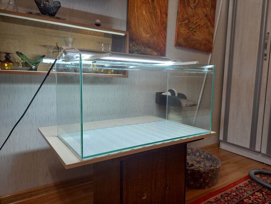 Новый аквариум 85 литров, 6мм стекло