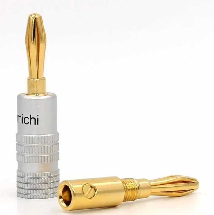 Штекеры   NAKAMICHI Разъем BANANA (банан) для кабелей к акустике