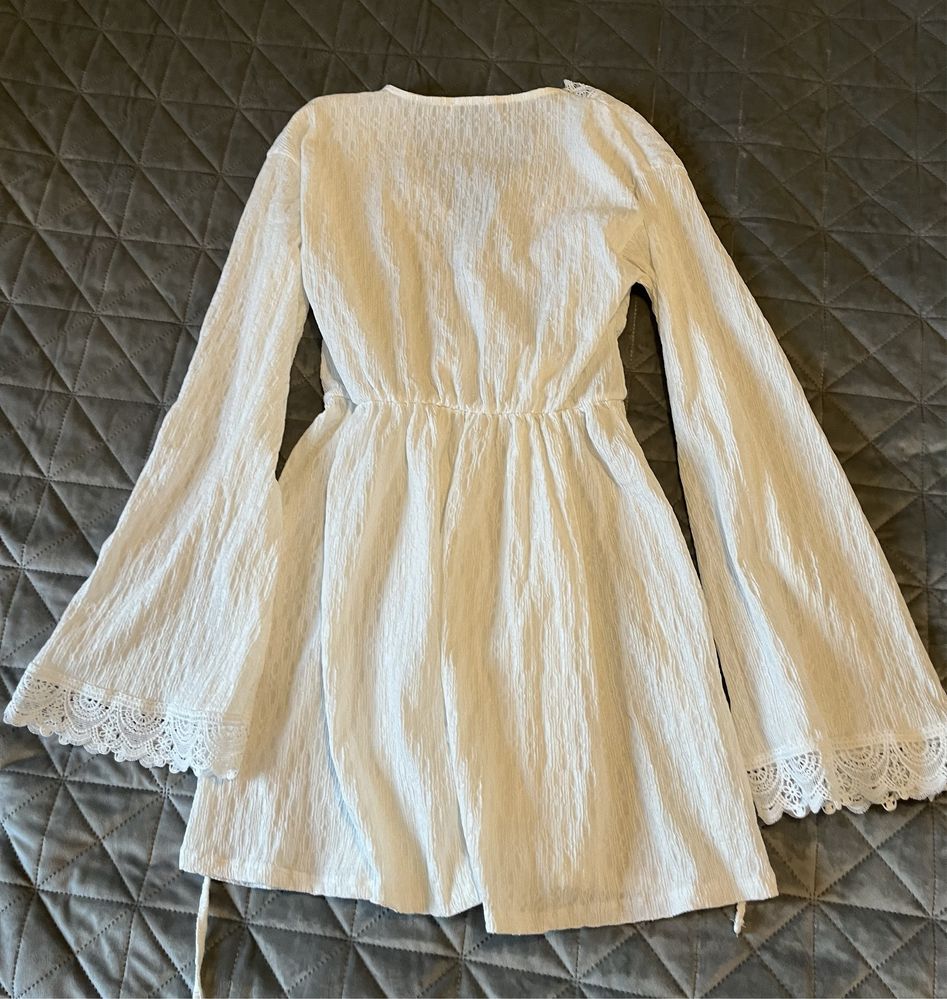 Плажно облекло - Бяла рокля Asos