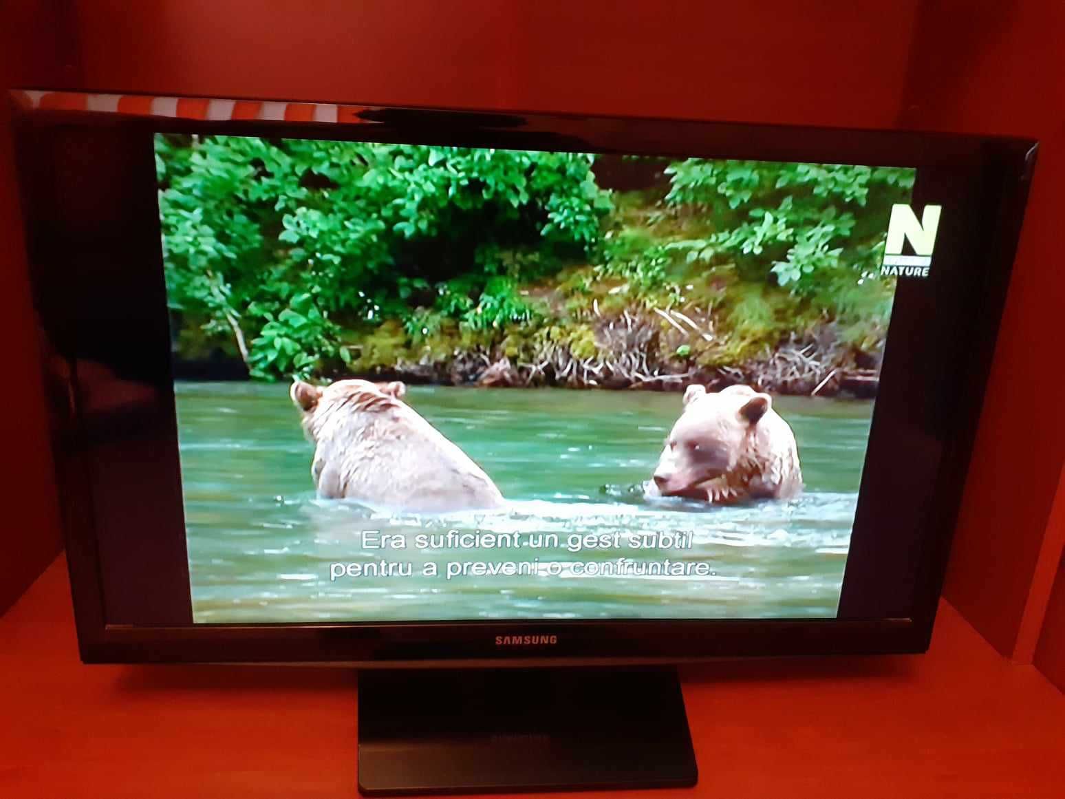 Samsung tv HD, cu mare claritate.