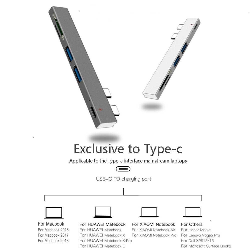 Адаптер Переходник type-c- USB Хаб type-c картридер