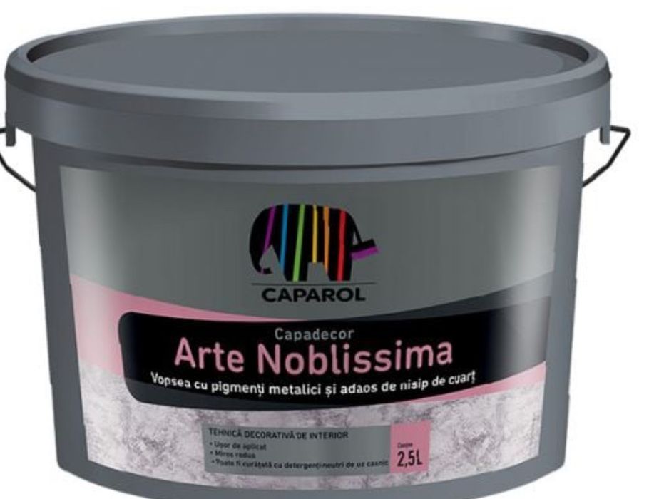 Vopsea decorativa +pigmenti si sclipici trimit in tara