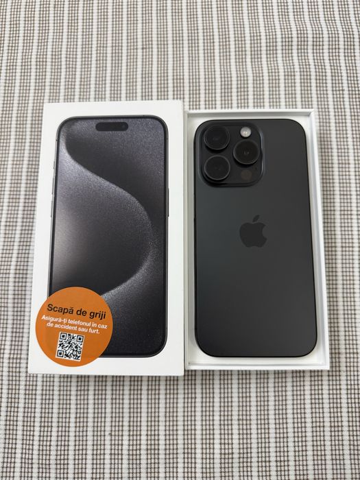 Iphone 15 Pro, 128gb - Black Titanium