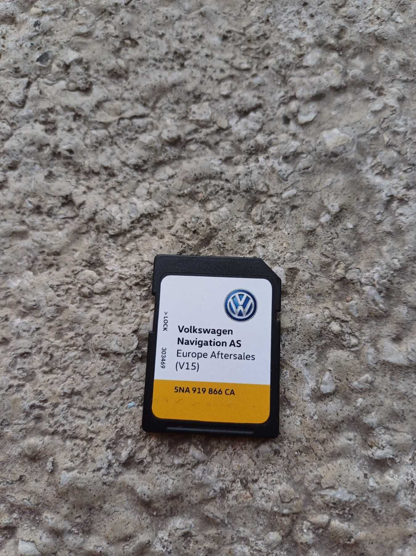 Card SD navigatie Volkswagen Navigation AS original V18 2024 navigare