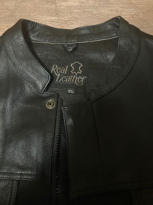 Мъжки кожен елек