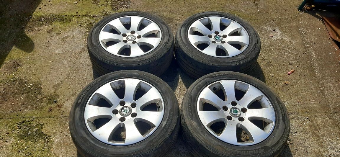 jante 5×112 originale Skoda 205 55 16