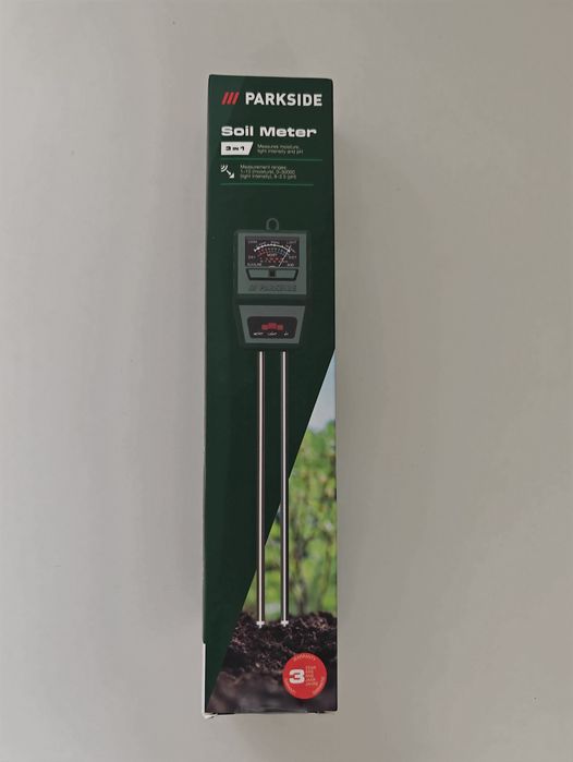 Tester pentru sol 3 in 1 PARKSIDE, ph metru pentru masurarea aciditati