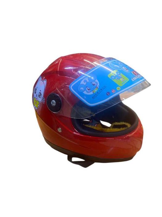 Детска каска за мотор, Каска за дете 6-10години,Червена - 124