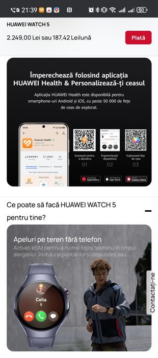 Huawei Watch 5 black