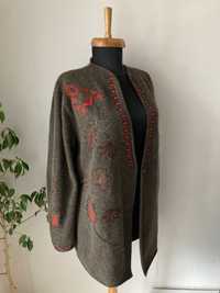 Peter Hahn вълнен бленд женска жилетка пуловер размер 40 / М