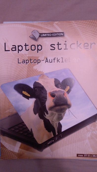 Sticker laptop 27,5 x 36,5 cm / 17 inch max, diverse modele - NOI