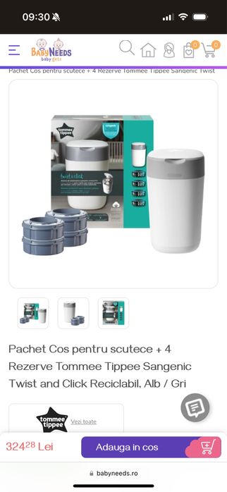 Cos Tommee Tippee Twist & Click White