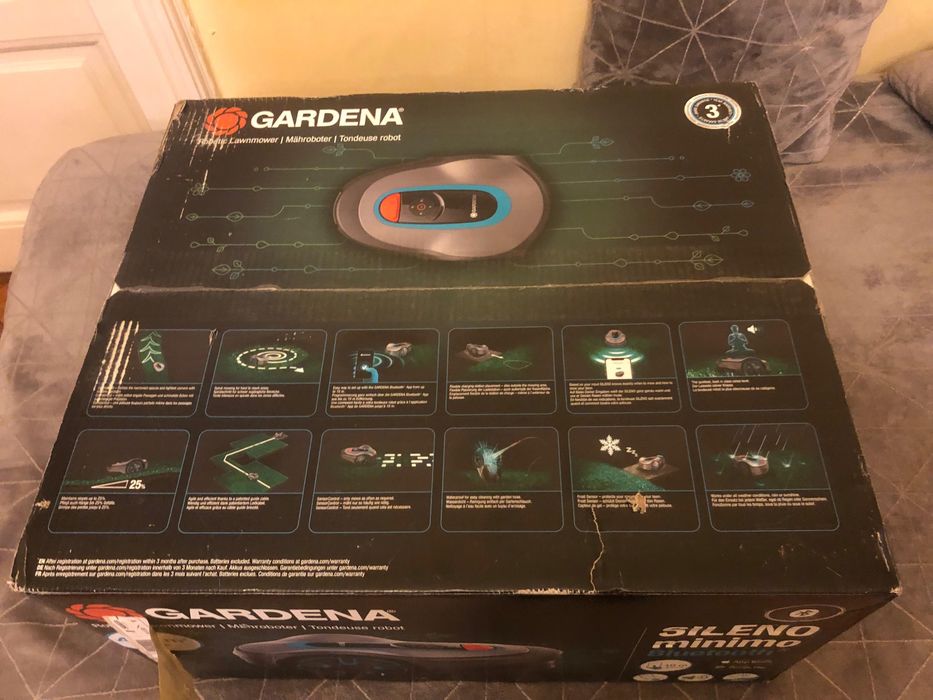 Robot tuns iarba gazon Gardena Sileno Minimo 450 Bluetooth Nou sigilat