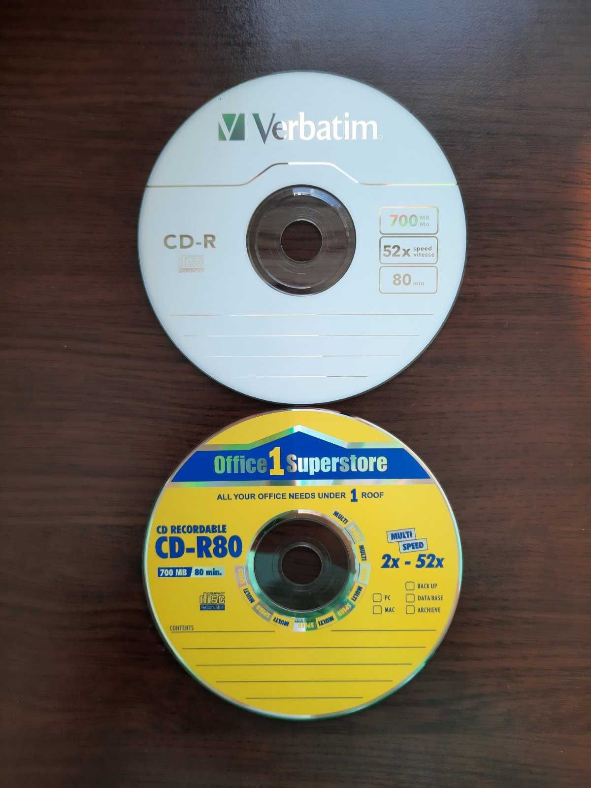 DVD - 12 броя (7*Verbatim, 5*Office1Superstore)