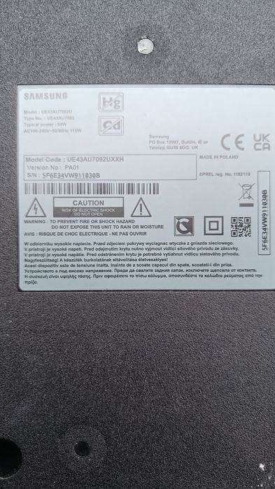 televizor samsung smart defect