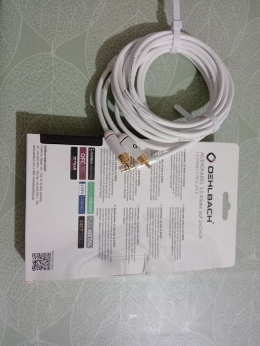 Cabluri RCA oehlbach 5m.NOU.