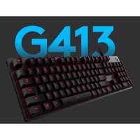 Tastatura Gaming Mecanica LOGITECH G413 Carbon Red USB noua sigilata