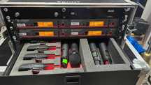 Rack Sennheiser EW 4 Microfoane G3 +  4 Bodypack + Amplificator semnal