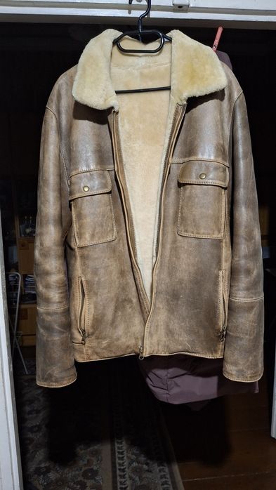 Кожено мъжко яке